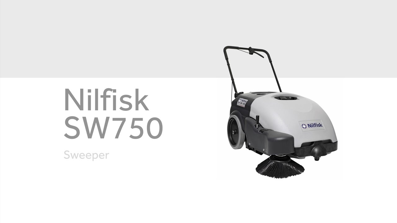 Nilfisk SW750 Sweeper - Taymec - YouTube