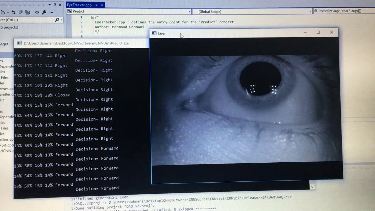 Second Demo for "An Intelligent and Lowcost Eyetracking System for