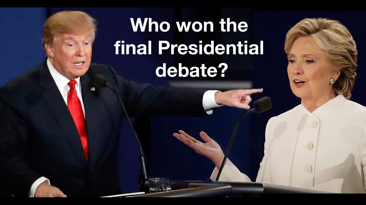 Trump vs. Clinton: Who won the final debate? - YouTube