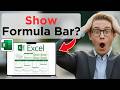 How To Show Or Hide The Formula Bar In Excel (Full Guide 2026)