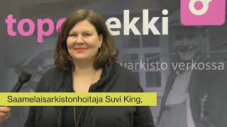 Starting a New Topotheque of Sápmi, the Northern Tip of the European Union