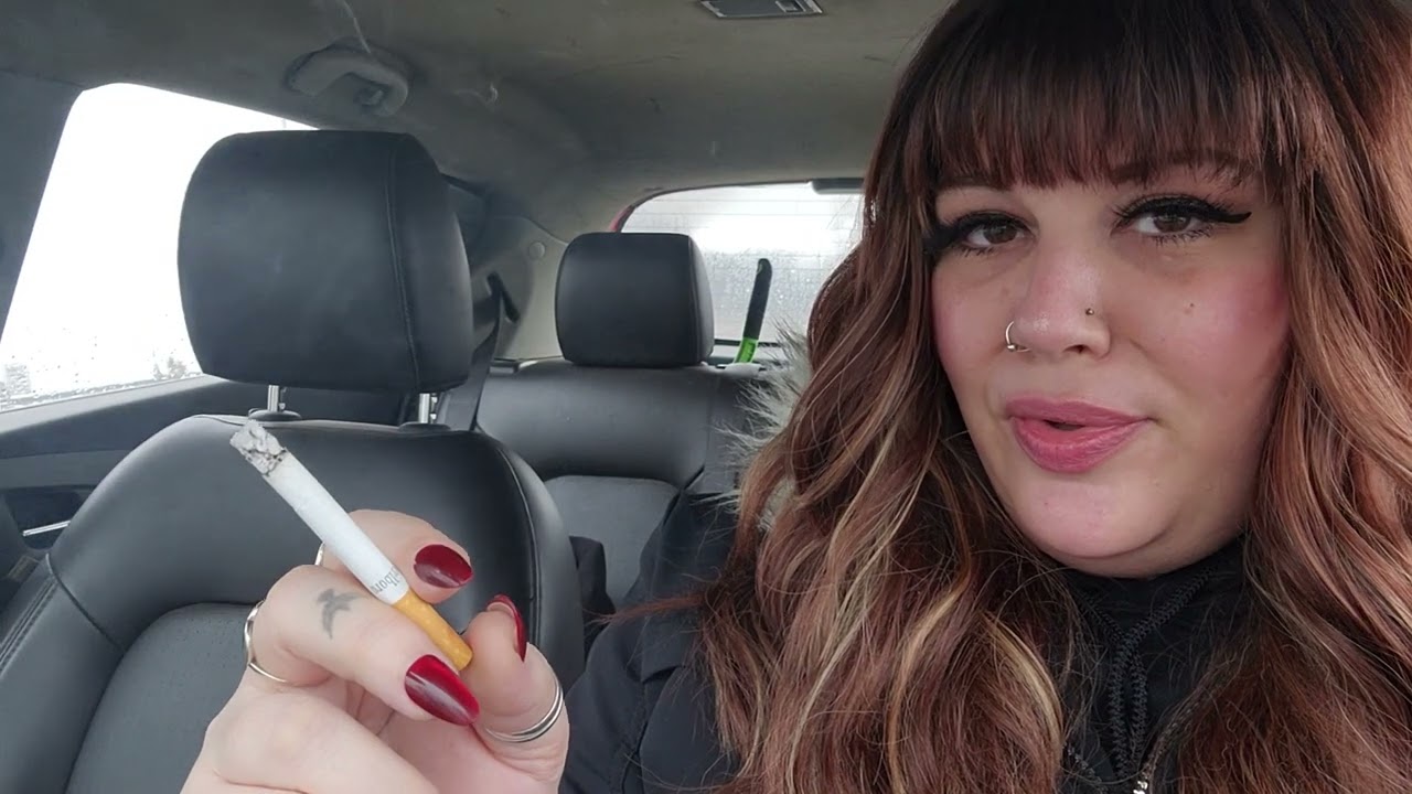 Smoking in my car, get in...