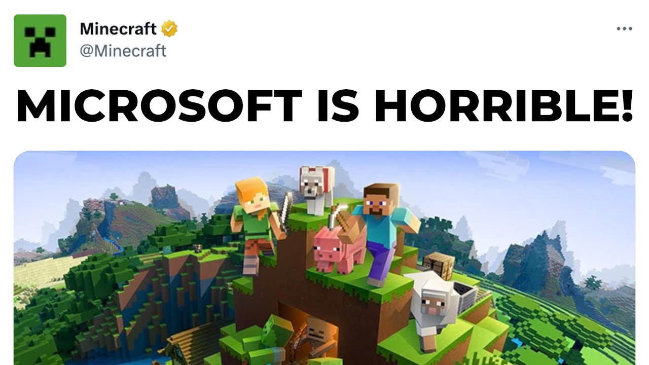 Minecraft Developer Finally EXPOSED Microsoft For Being Controlling ...
