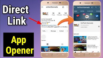 App Opener| Create Direct link to YouTube videos| Instagram to YouTube direct link| #unitechkannada