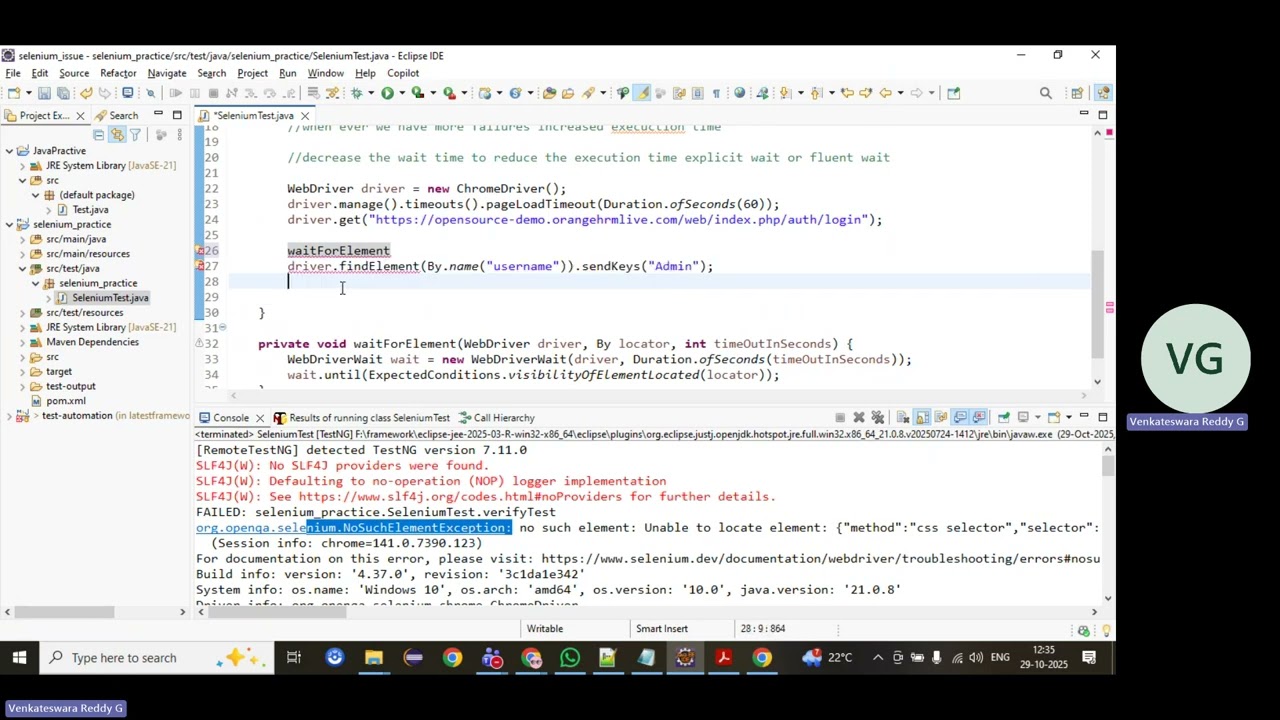 Недостатки неявного ожидания и как их исправить с помощью явного ожидания | Лучшие практики Selenium