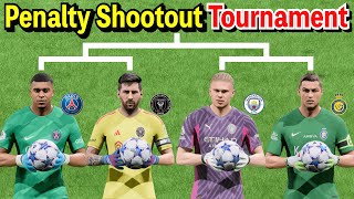 GK Mbappé vs GK Messi vs GK Haaland vs GK Ronaldo | Penalty Shootout Tournament【FC24】 screenshot 3