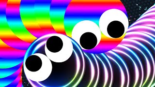 SLITHER.IO - EPIC SLITHER.IO SNAKE GAMEPLAY - DRAGON SKIN - WORLD RECORD screenshot 5