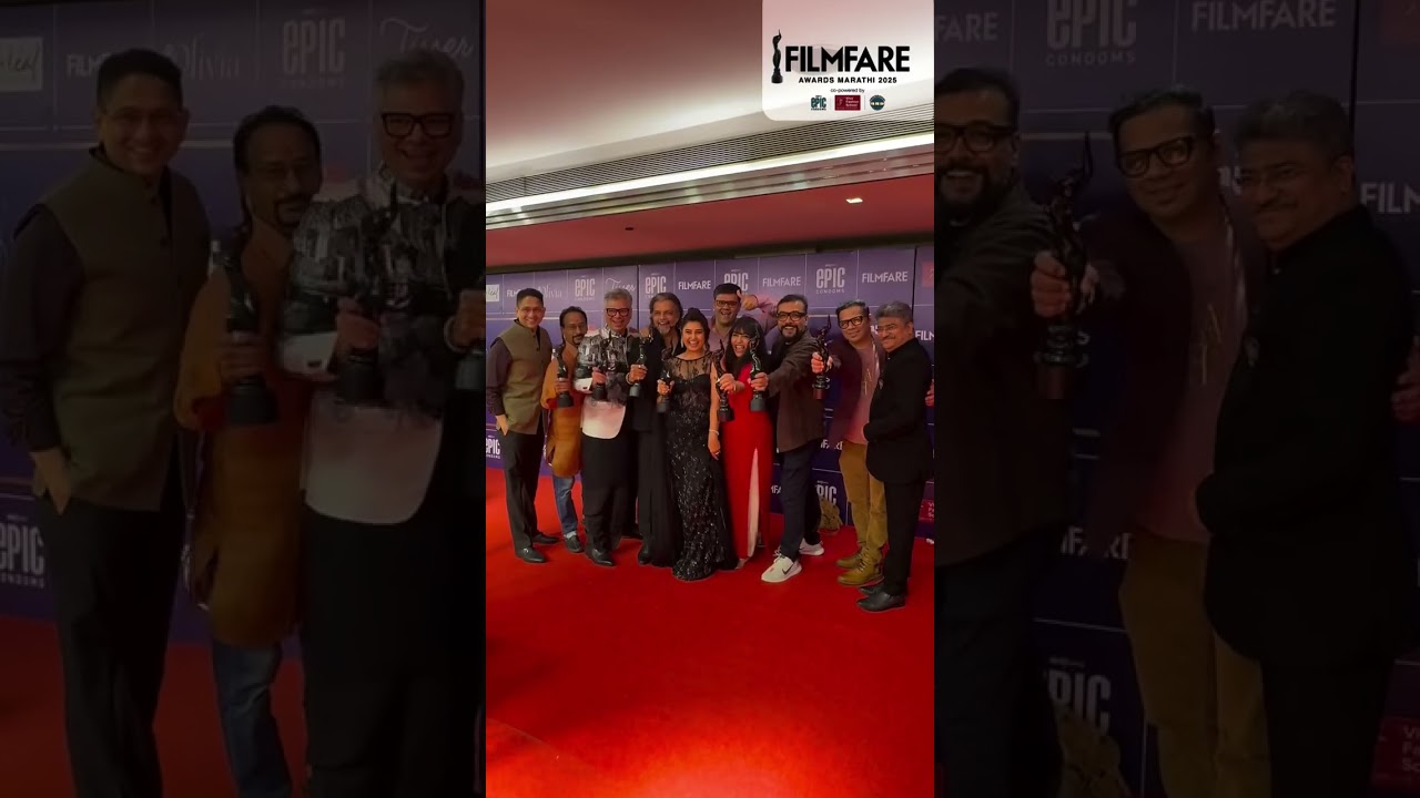 Team 'Phullwanti' Elated After Winning Big at Filmfare Awards Marathi 2025! 🎉