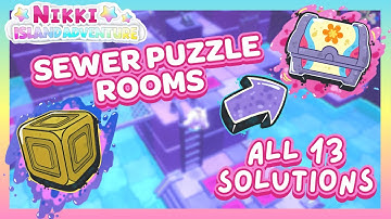 HOW TO SOLVE ALL SEWER PUZZLE ROOMS IN HELLO KITTY ISLAND ADVENTURE