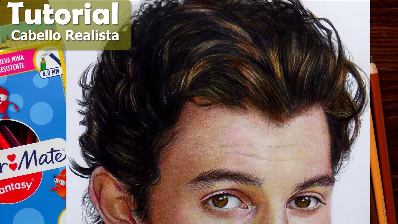 Cabello realista con colores escolares