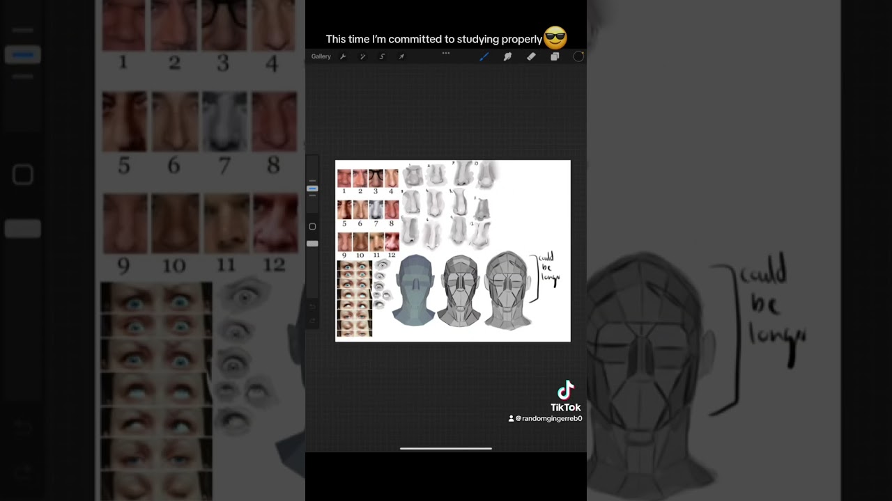 Learning How To Draw Faces - Art Studies - Digital Art - Part 5