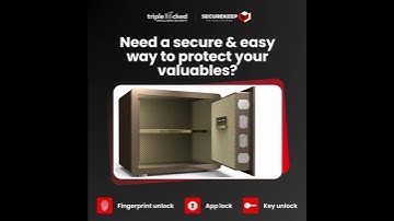 Need a secure way & easy way to protect your valuables?