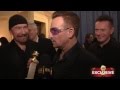 U2 Bono Edge Larry Adam Golden Globes 2014