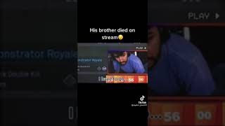 His Brother Died On Live Stream