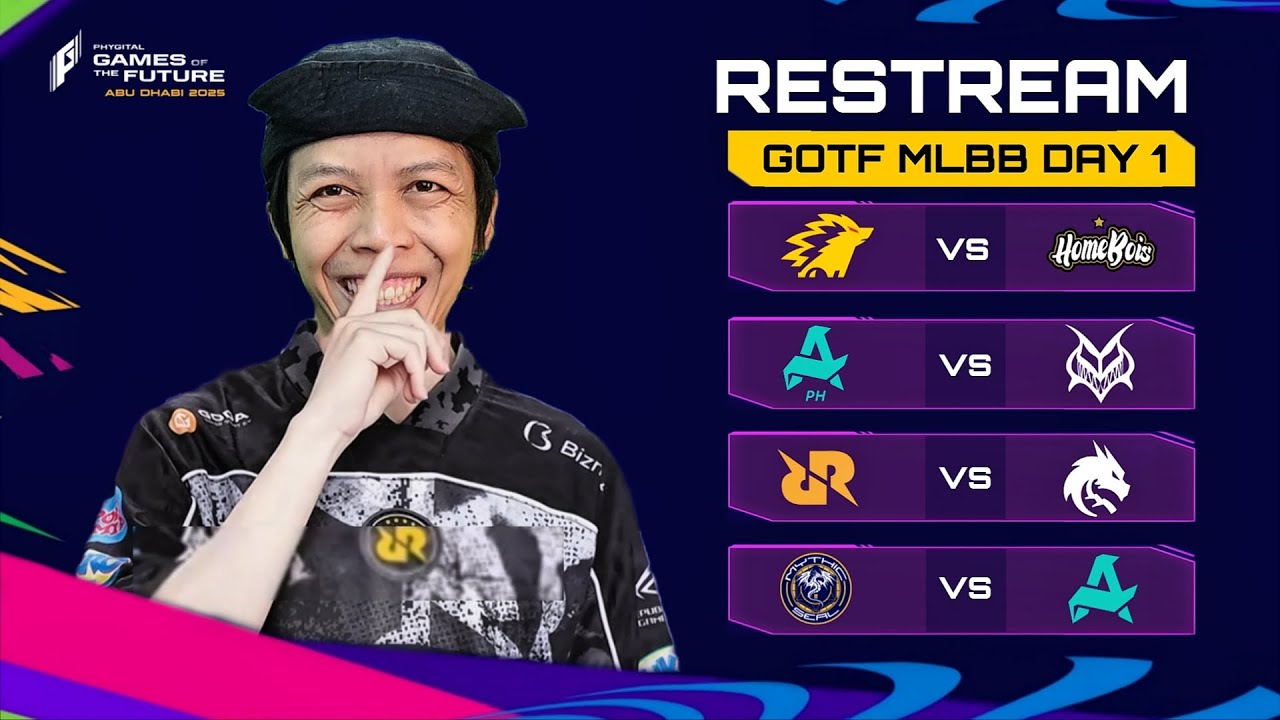 RESTREAM RRQ VS TEAM SPIRIT | GAMES OF THE FUTURE 2025 MLBB | GROUP STAGE DAY 1