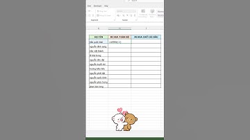 Cách đổi chữ thường sang chữ hoa cực nhanh trong excel 🥰🥰🥰