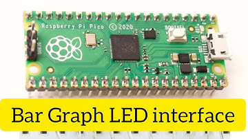 Bar Graph LED interface using raspberryPi PICO by MibsTech
