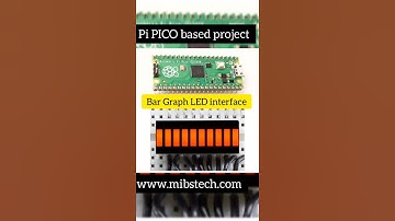 Bar Graph LED interface using raspberryPi PICO by MibsTech