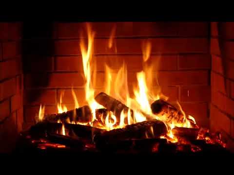 خلفية نار شاشة نار FIREPLACE