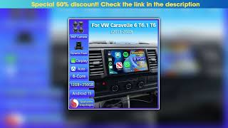 Deal Android 15 Carplay Auto For VW Volkswagen Caravelle 6 T6.1 T6 2015 2016 2017 - 2020 Multimedia