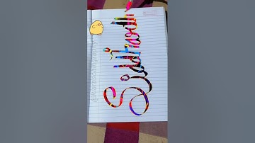#siddhartha✍️ writing my subscribers name🪄 #art #calligraphy #shortvideo #satisfying #art