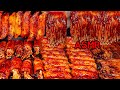 ASMR मसालेदार तीखा मशरूम JAMUR PEDAS SPICY BACON ENOKI MUSHROOMS RICE CAKE  핵매운 팽이버섯 베이컨 말이 먹방 떡꼬치