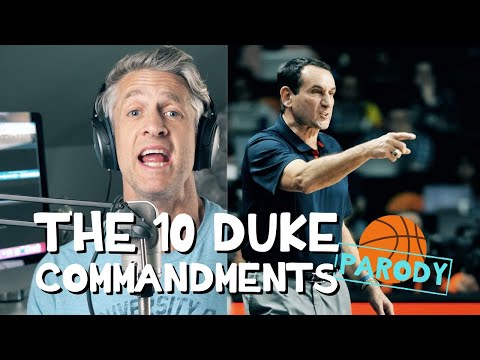 10 Duke Commandments/He Won't Be Back (Hamilton Mash-up Parody)