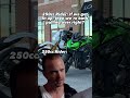 In reality I’ll take the bait and the 250 can run lol #DarkRoast #kawasaki #z1000 #memes #shorts