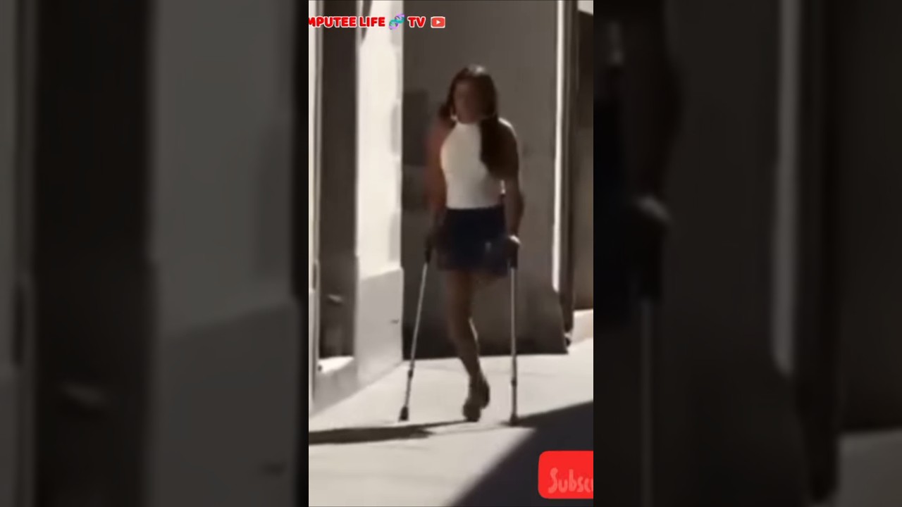 Amputee crutches user | crutching with ease 