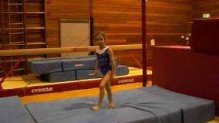 Zoe (5) working her Straddle shoot at DMGA