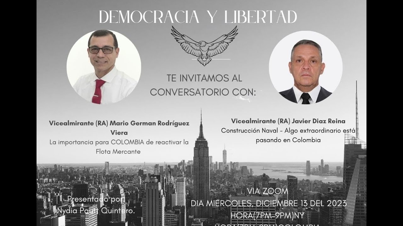 Vicealmirante Mario Germán Rodríguez Viera y Vicealmirante Javier Diaz ...