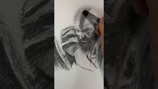 Kratos Drawing #shorts #bladesofchaos