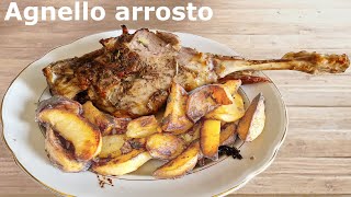Roast Lamb With Potatoes Baked Thigh Traditional Thigh Recipe Succulent And Tasty