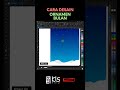 Cara Bikin Ornamen Bulan 3D CorelDraw #shorts #coreldraw