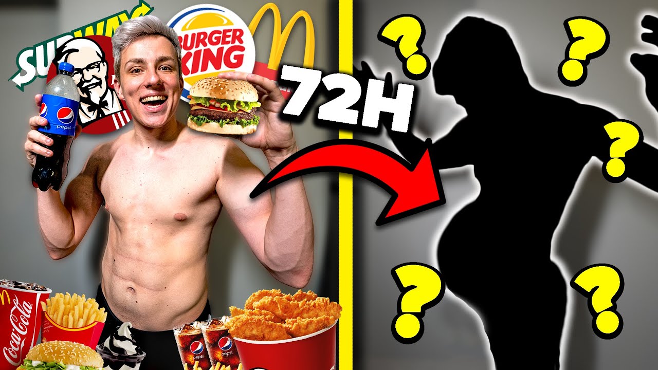 JEM TYLKO FAST FOOD przez 72H!