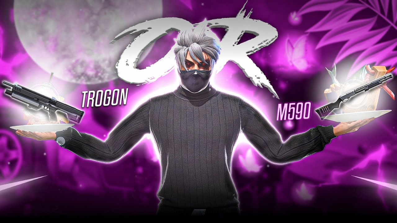 Trogon Or M590? 🔥 HUD Revealed? 🤔 | Solo Vs Squad Gameplay | Free Fire Max 📲