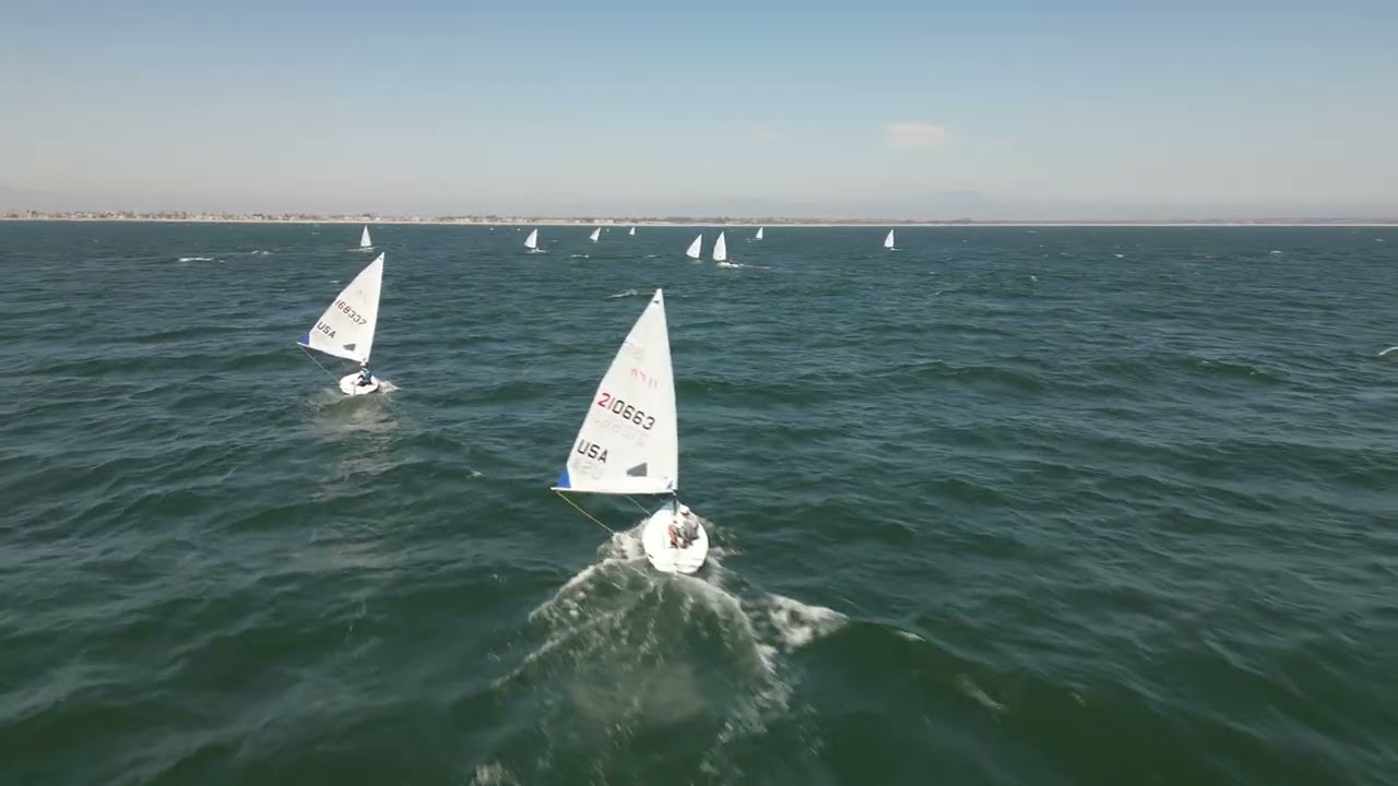2024 LB OCR   Day 2   ILCA 6 downwind