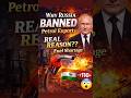 Why Russia BANNED Petrol? REAL REASON?? 😳 #geopolitics #breakingnews