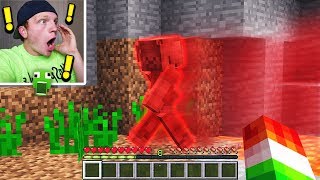 CHASING RED STEVE IN MINECRAFT! (REAL SIGHTING!)