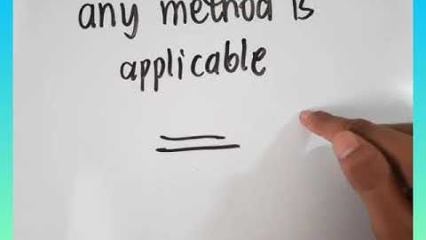 WEEK 8 Video Lecture (Solutions of Systems of Linear Equation in Two Variables)