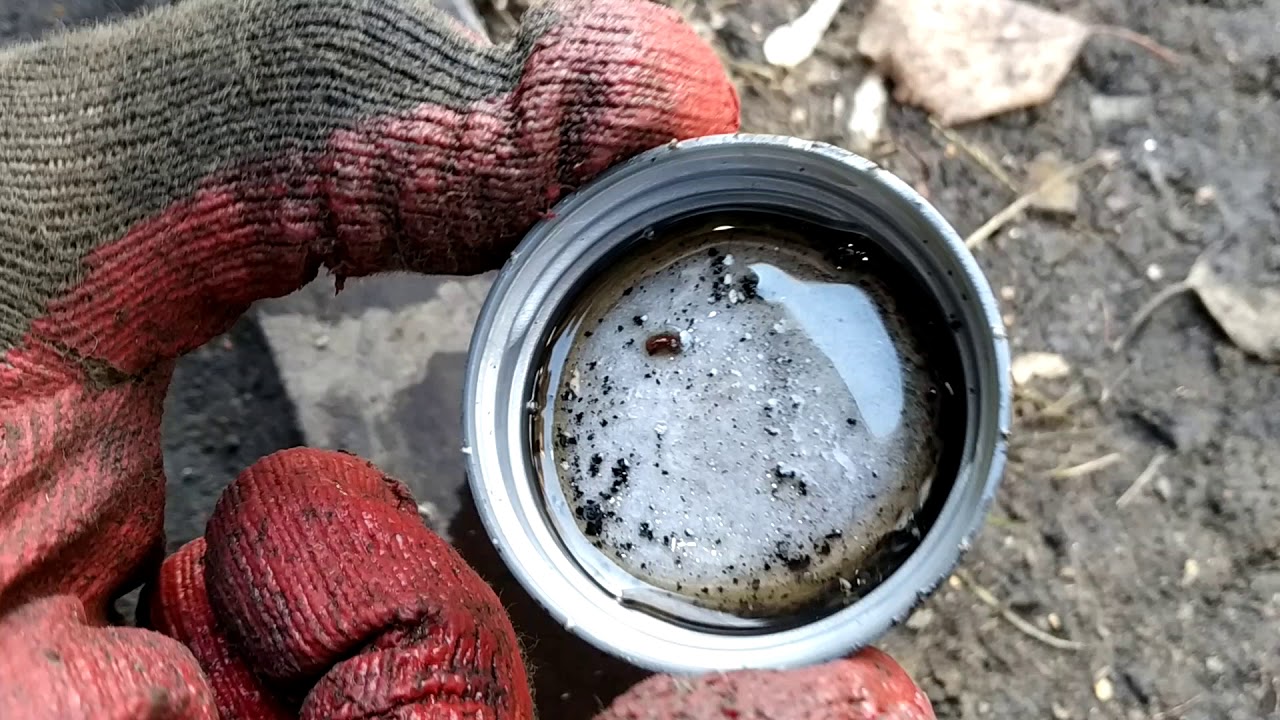 Промывка двигателя с димексидом - YouTube