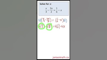 Solving Equations with Fractions #maths  #satmathprep #satprep #algebra