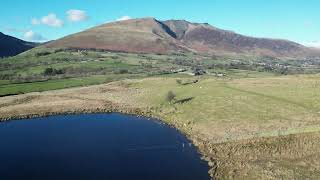 Tewet Tarn , lake district 4k drone