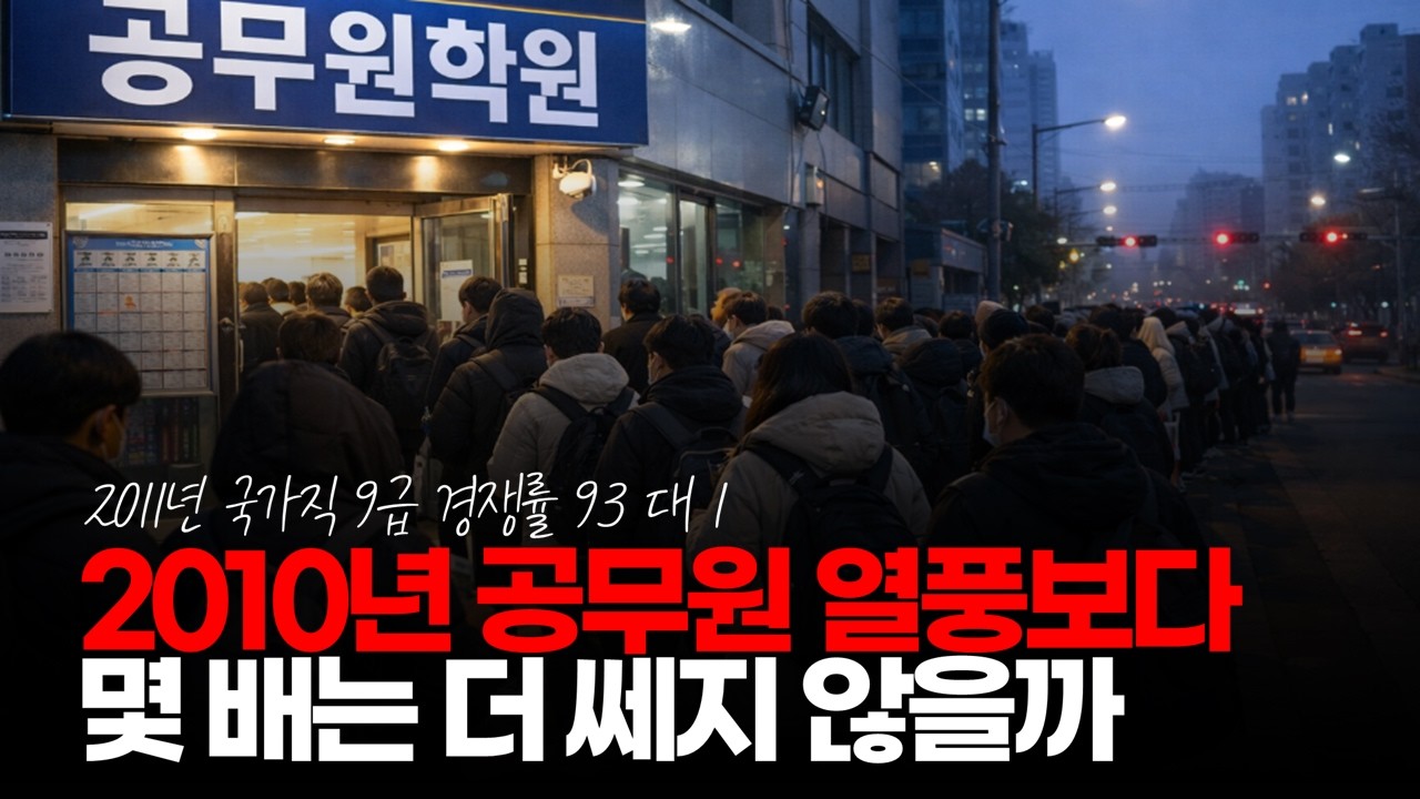 (※시청자댓글) 2010년의 공무원 열풍 기억하시죠? 앞으로는 그 때의 몇 배로 뜨거워 질 겁니다. #공무원열풍 #공무원시험 #9급공무원