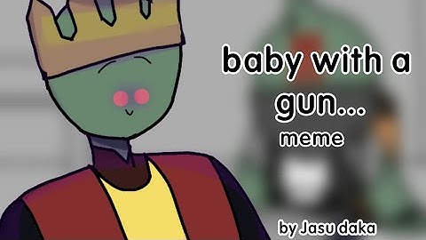 Shitpost|Baby with a gun|Meme|Tower defense simulator|By:Jasu Daka