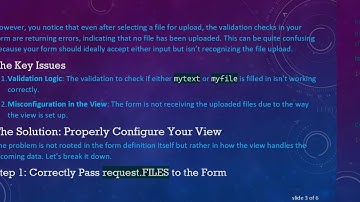 Resolving FileField Validation Issues in Django Forms