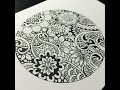 High Speed Botanical Zentangle #3
