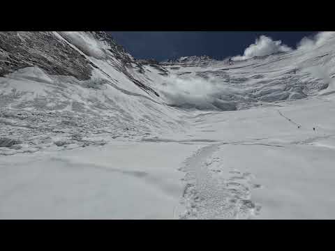 View going from Camp 2 to Camp 3 Mt Everest