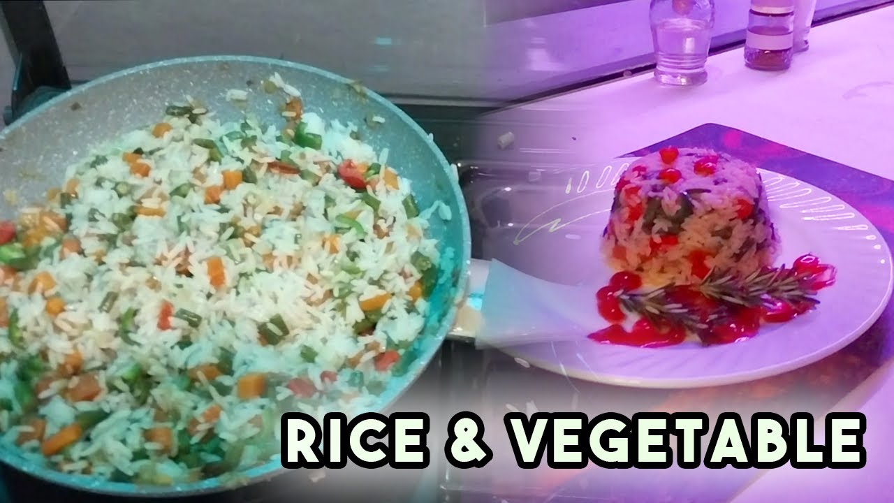 How to make rice vegetable like a pro cooking video YouTube