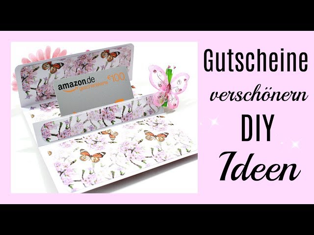 DIY Anleitung Gutschein basteln | Gutschein schön verpacken | 9999 Dinge -  YouTube